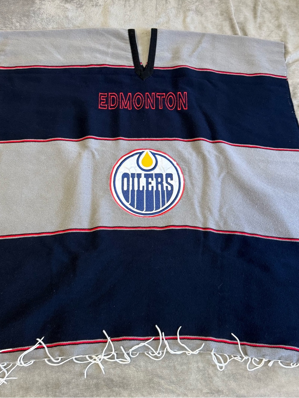 Poncho Oilers Edmonton NHL Hockey